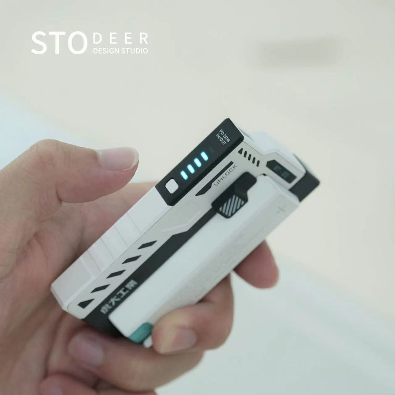 Stodeer Interchangeable Power Bank, Tactical Interchangeable Battery Mobile Power Module, Battery Charger