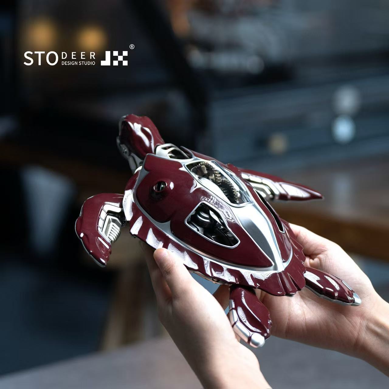 Stodeer CARETTA Mechanical Sea Turtle – Kinetic Metal Art Model SD-04