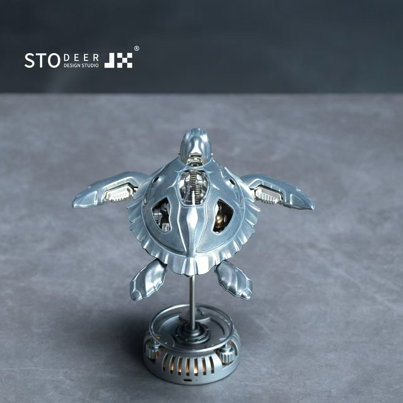 Stodeer CARETTA Mechanical Sea Turtle – Kinetic Metal Art Model SD-04