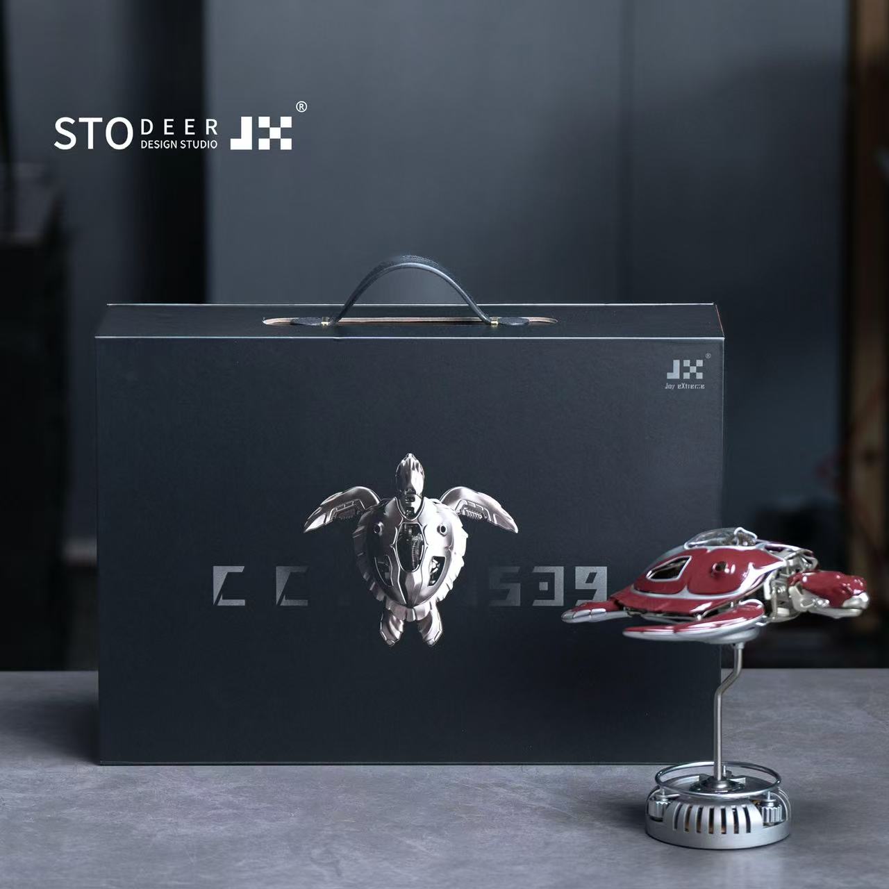 Stodeer CARETTA Mechanical Sea Turtle – Kinetic Metal Art Model SD-04