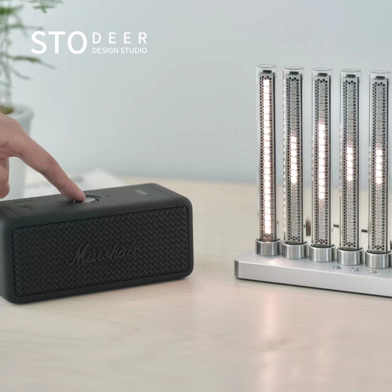 Stodeer RGB Simulated Neon Tube, Audio Light, Dynamic Rhythm Light, Ambient Light