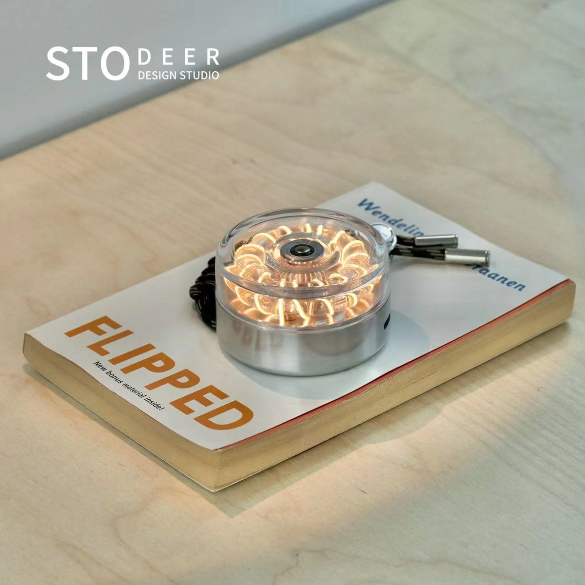 Stodeer Portable USB Rechargeable LED Camping Lantern with Decorative Ambiance