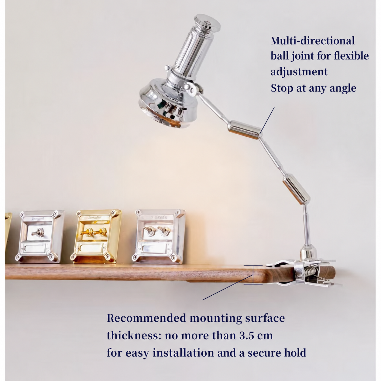 Tragbare industrielle Klemmlampe von Stodeer