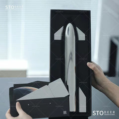 Stodeer 304 Stainless Steel Starship Collectible Craft,Modern Creative Home Decor Piece Highly Collectible