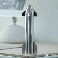 Stodeer 304 Stainless Steel Starship Collectible Craft,Modern Creative Home Decor Piece Highly Collectible