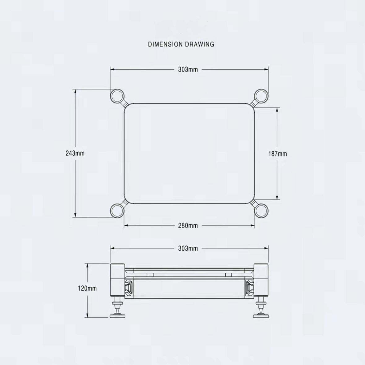 Stodeer Magnetschwebe-Lautsprecherbasis für Marshall Acton & Kilburn