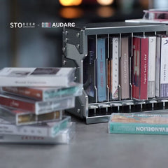 Stodeer Industrial Pop-Up Cassette Tape Storage Case