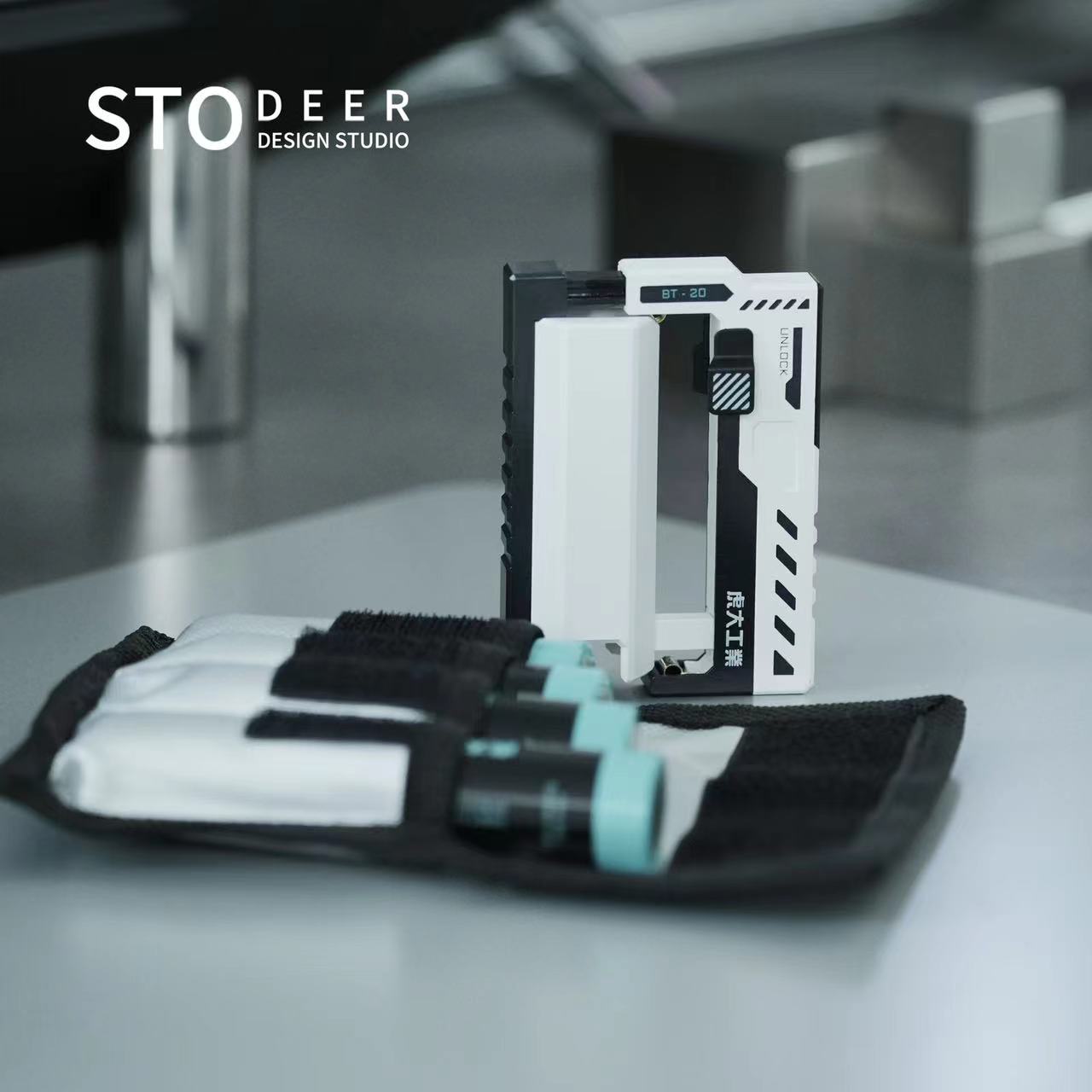 Stodeer Austauschbare Power bank, Taktische austauschbare Batterie Mobile Power Modul, Batterie ladegerät