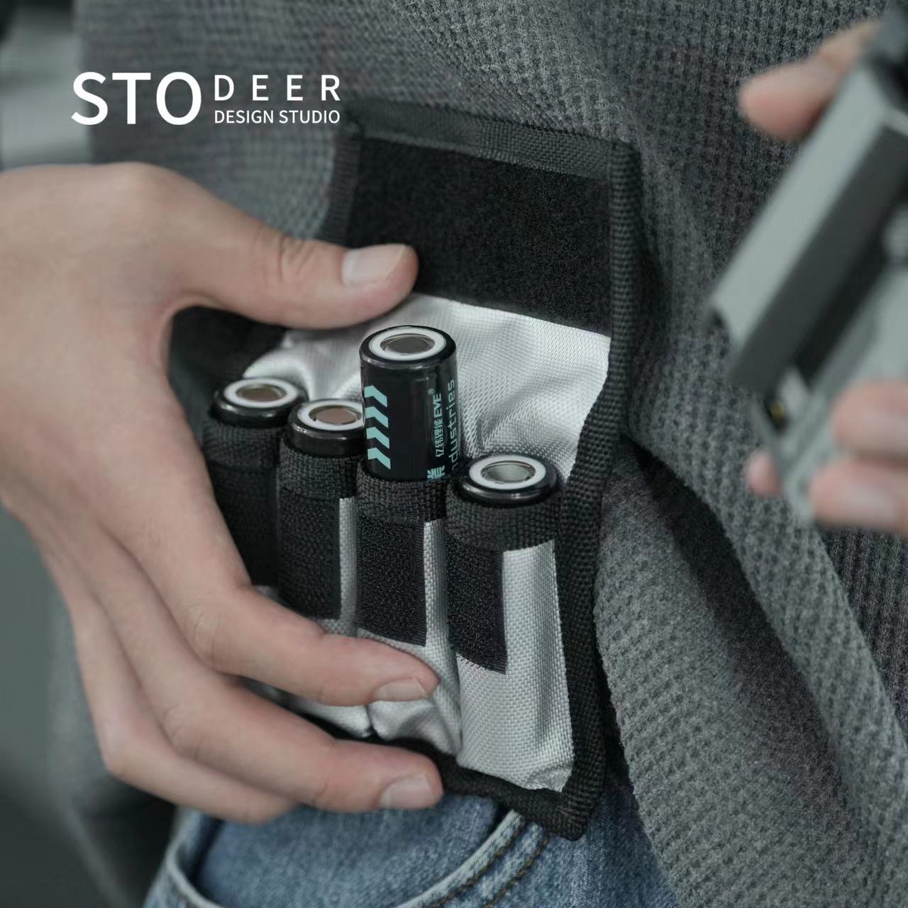 Stodeer Interchangeable Power Bank, Tactical Interchangeable Battery Mobile Power Module, Battery Charger