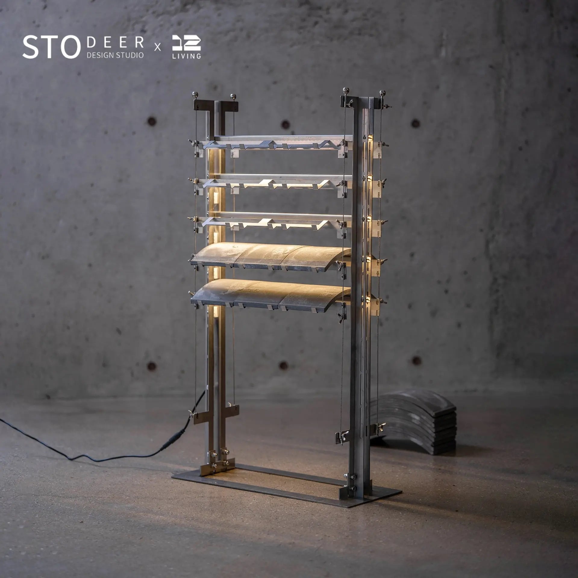 STODEER 12LIVING Eaves Stehleuchte – Modernes Architekturdesign mit sanfter Umgebungsbeleuchtung