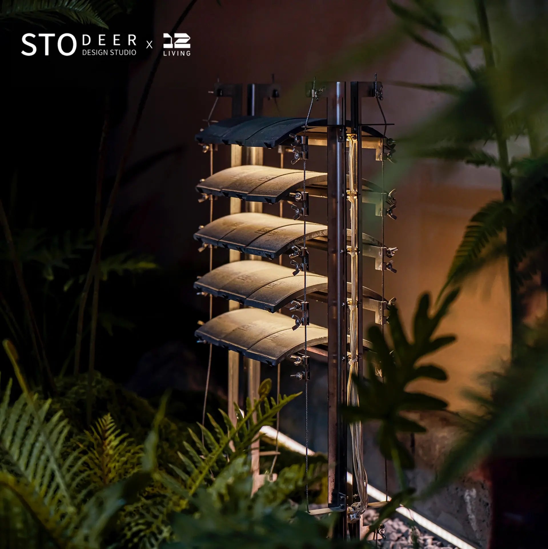 STODEER 12LIVING Eaves Stehleuchte – Modernes Architekturdesign mit sanfter Umgebungsbeleuchtung