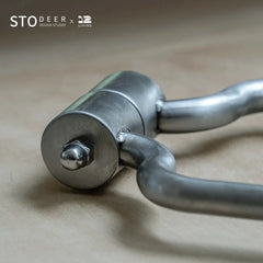 STODEER 12LIVING Pair of Stainless Steel Door Handles – Vibration Finish, Anti-Fingerprint