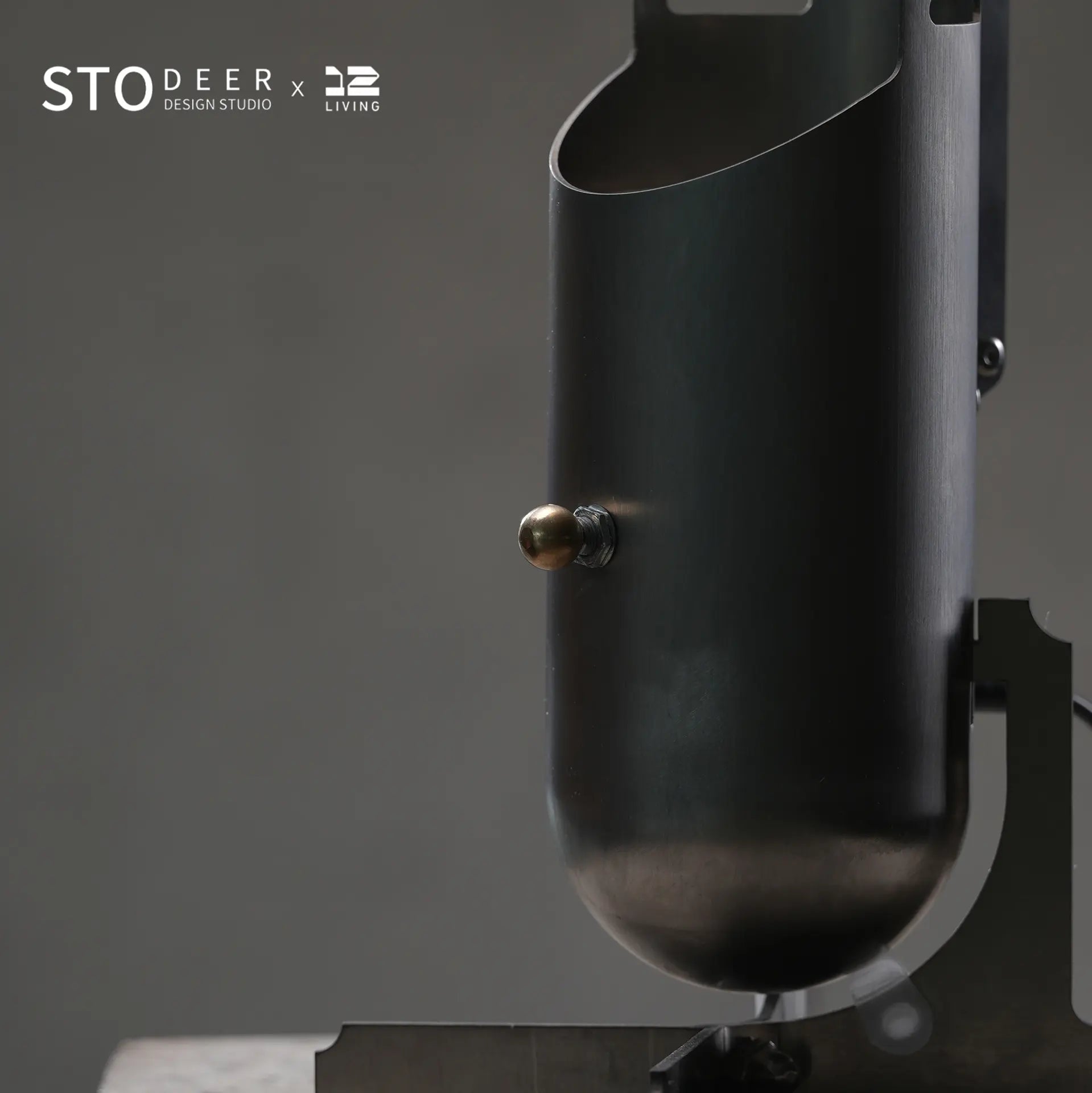 STODEER 12LIVING Adjustable Industrial Pelican Desk Lamp – 3D Printed Shade, Vintage Style Table Light