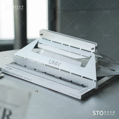 Stodeer Handgefertigte Taschentuchbox aus Metall im Industriestil, Designer-Stahlhalter für Zuhause oder das Büro