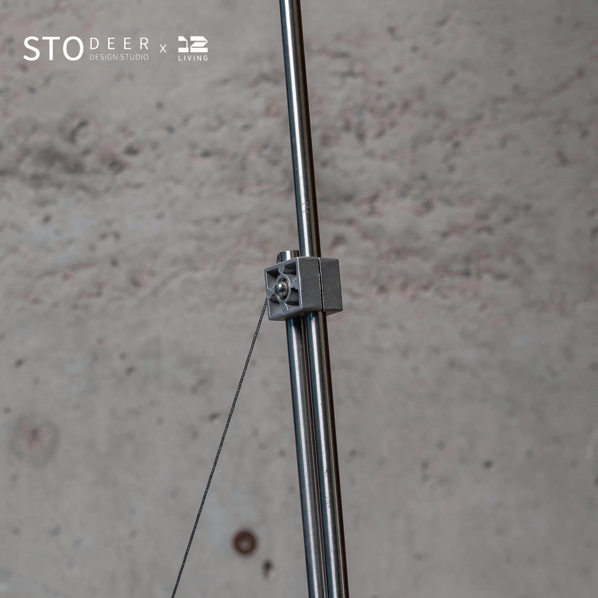 Stodeer Adjustable Height Floor Lamp, Vintage Home Decor Light