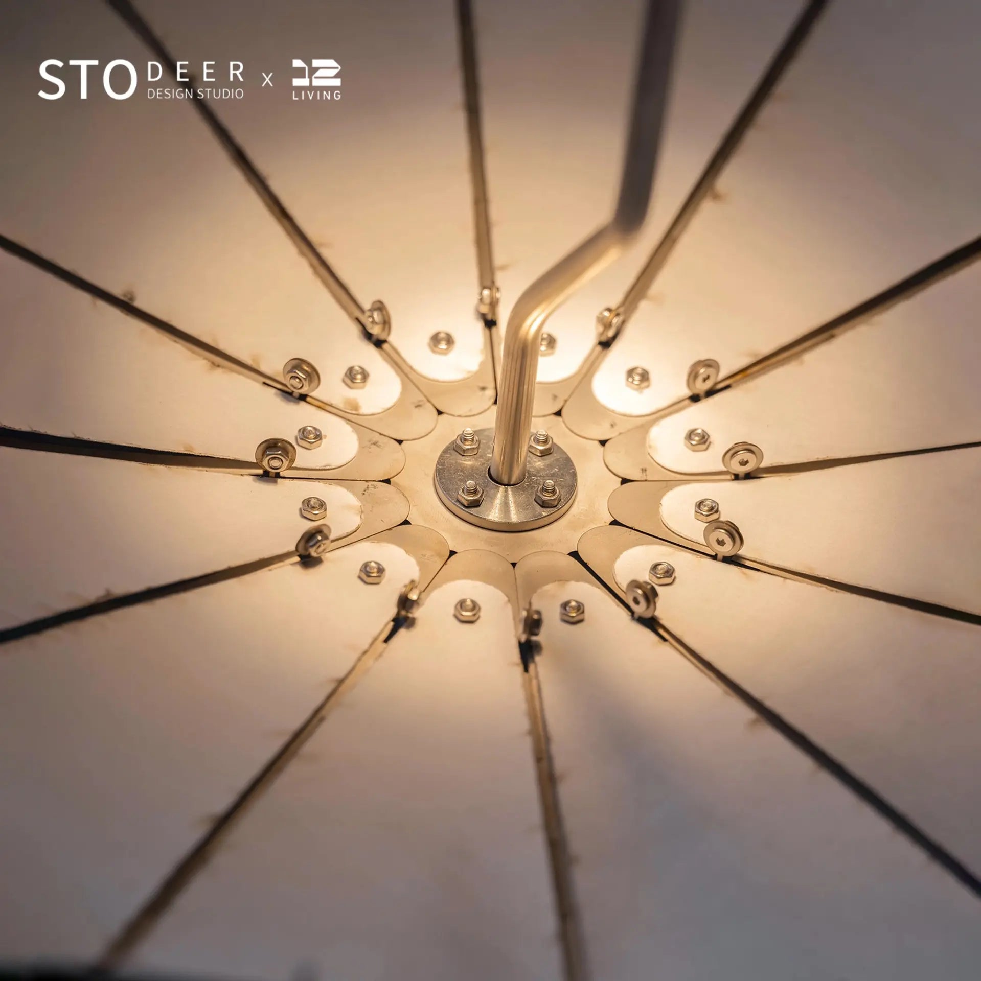 Stodeer Adjustable Height Floor Lamp, Vintage Home Decor Light