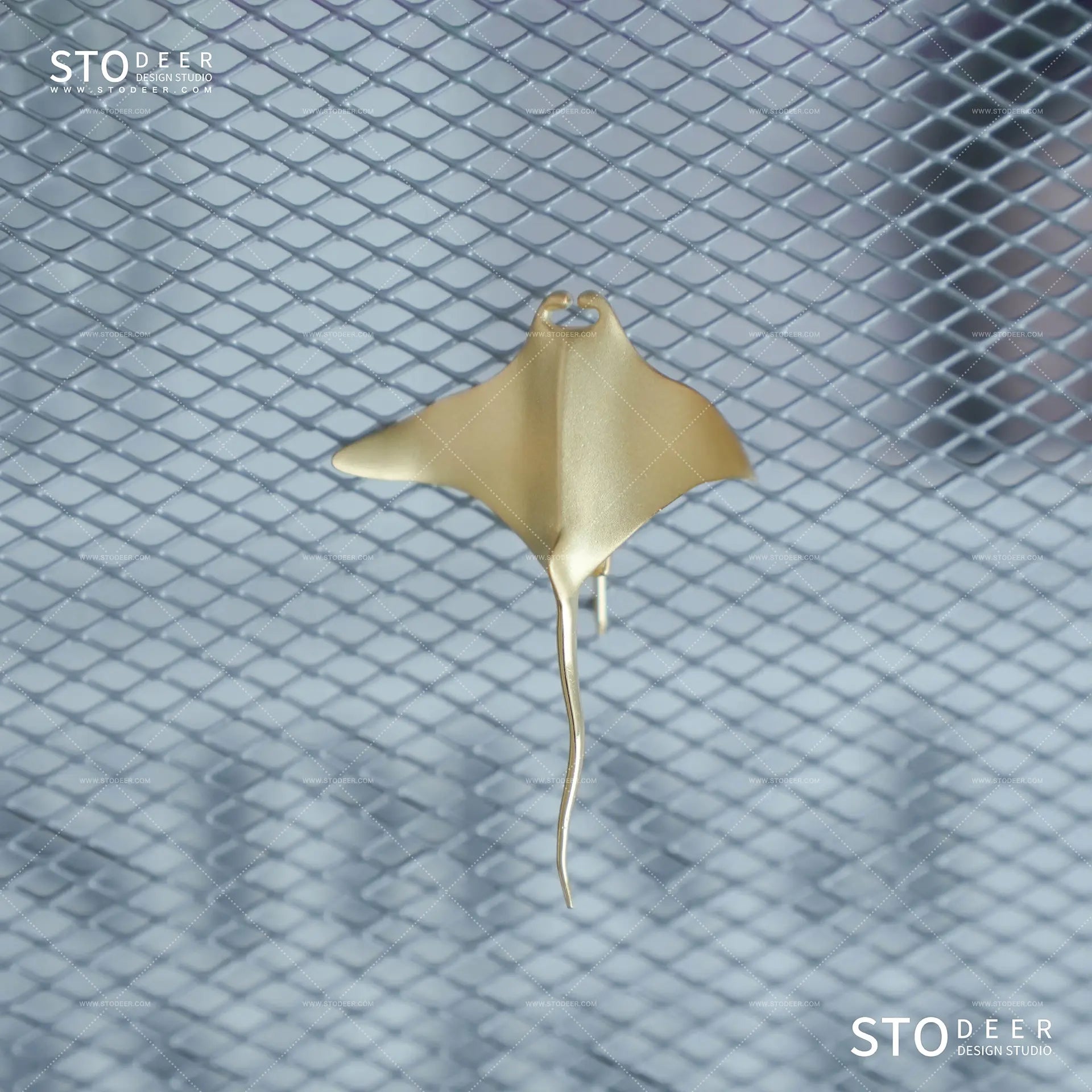 Stodeer Sterling Silber Manta Ray Brosche, elegantes Metall-Accessoire – einzigartige und durchdachte Geschenkauswahl