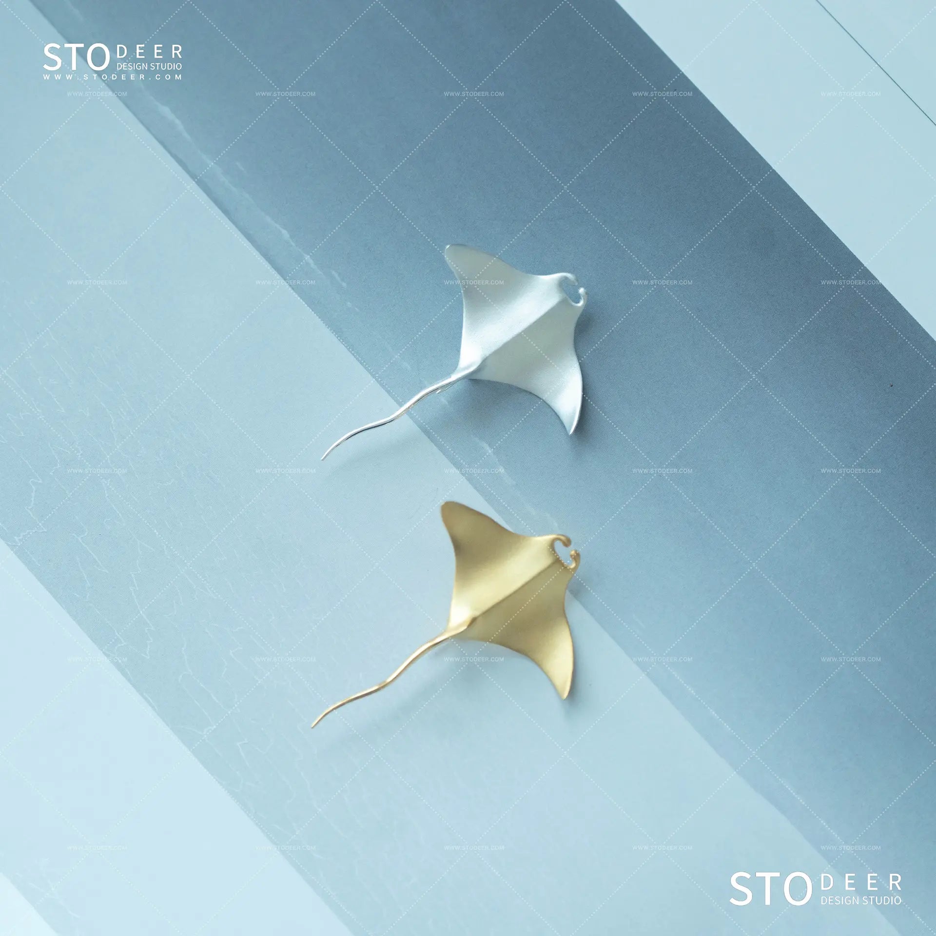 Stodeer Sterling Silber Manta Ray Brosche, elegantes Metall-Accessoire – einzigartige und durchdachte Geschenkauswahl