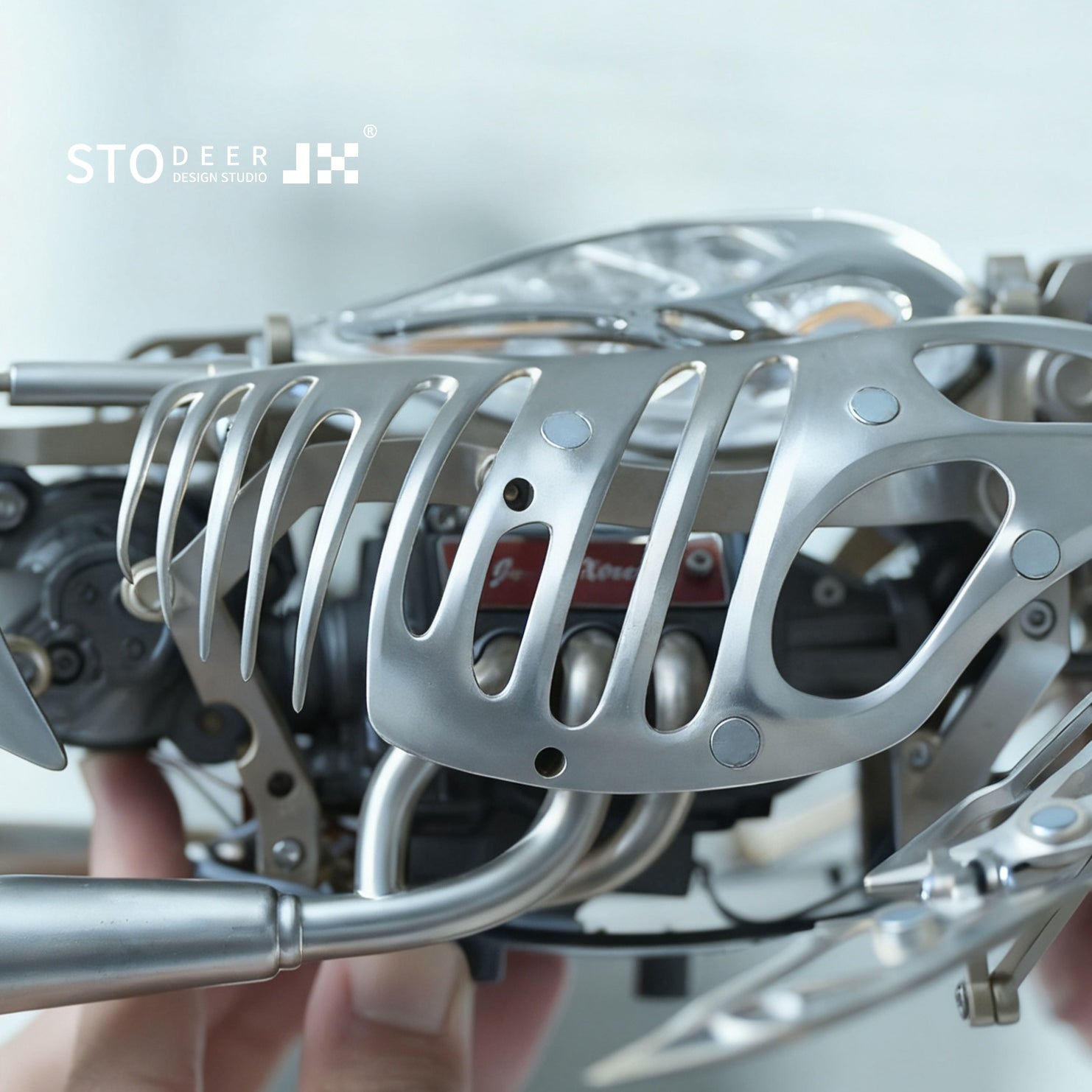 Stodeer Mechanical Metal Humpback Whale Model– Premium Steampunk 3D Metal Art model for Collectors, Decor & Gift Giving-SD-03