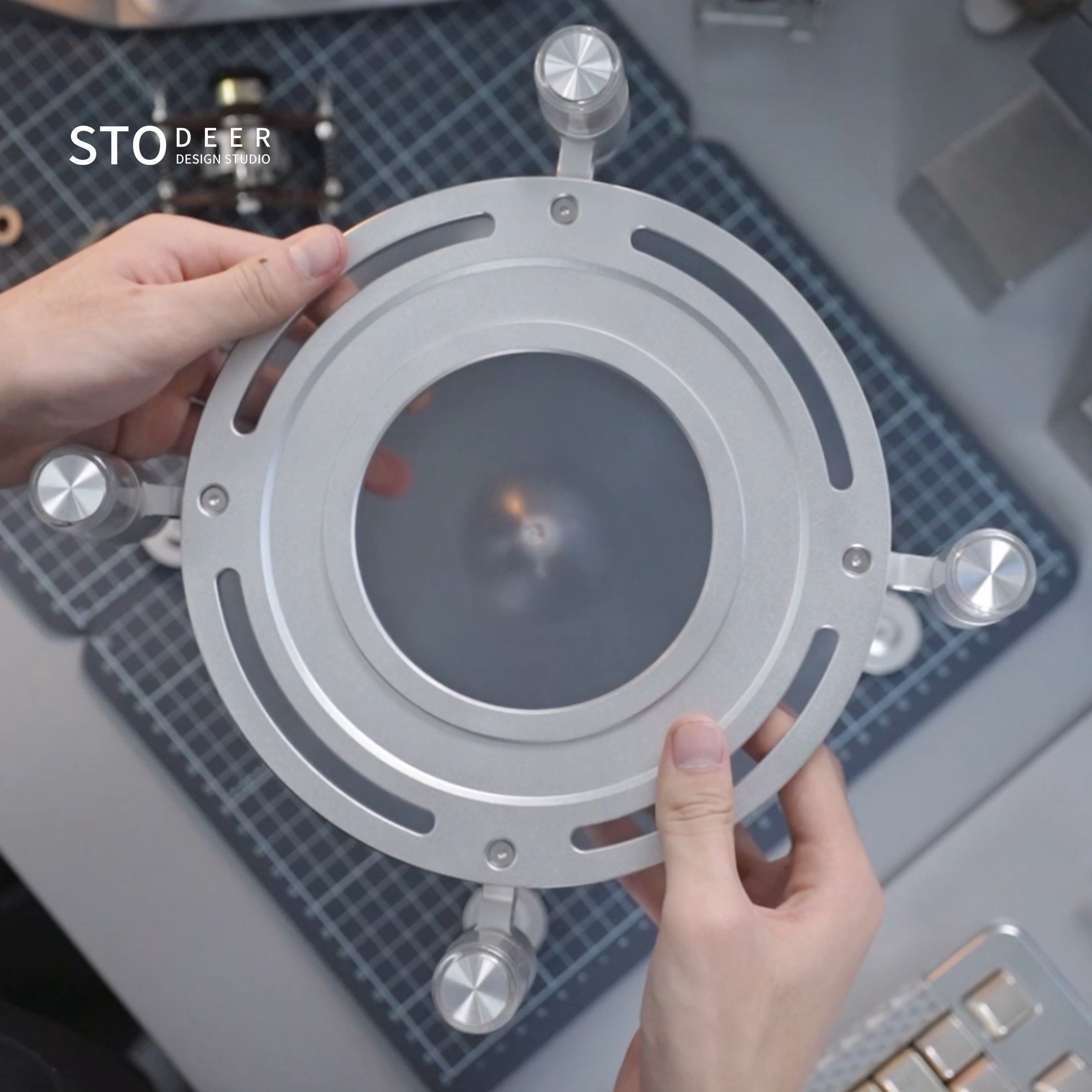 Stodeer Magnetlevitations-Lautsprecherständer mit Stoßdämpfung für Harman Kardon