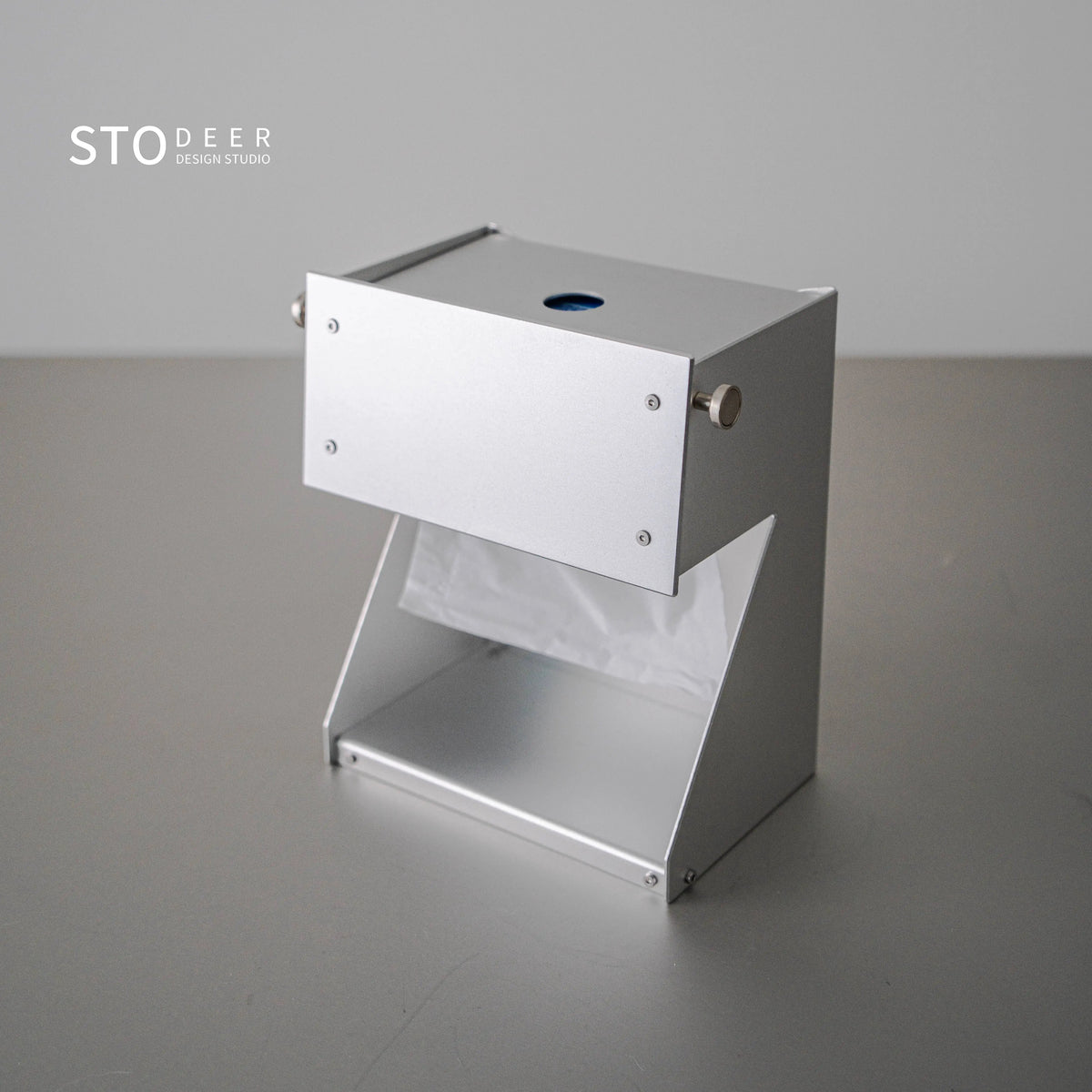 Stodeer Industrie-Taschentuchspender aus Aluminium