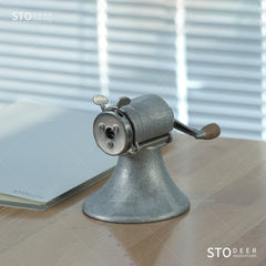 Stodeer All-metal Pencil Sharpener, Hand-crank Pencil Sharpener