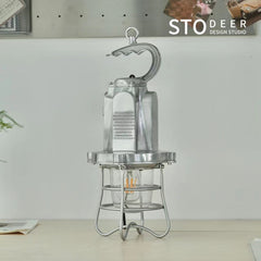 Stoheer Aluminium-Explosions sicherer Kronleuchter, Vintage-Industrie-Stil Stehlampe, Hand lampe