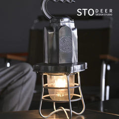 Stodeer Cast Aluminum Explosion-Proof Chandelier,Vintage Industrial Style Floor lamp, Hand Lamp