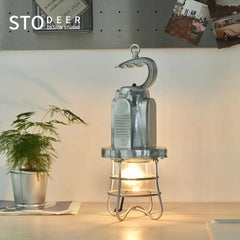 Stodeer Cast Aluminum Explosion-Proof Chandelier,Vintage Industrial Style Floor lamp, Hand Lamp