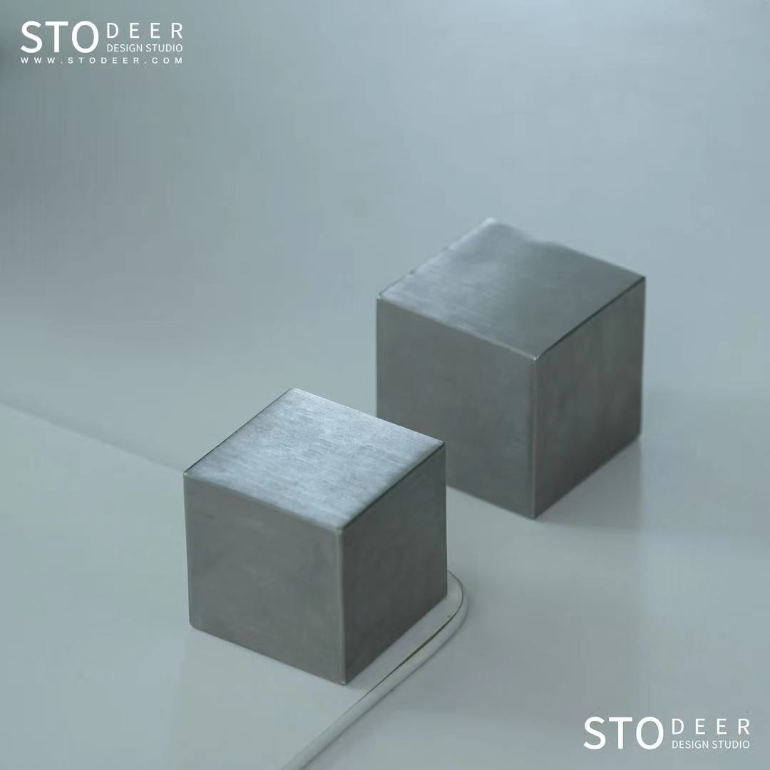 Stodeer Aluminum Alloy Metal Series Products, Stainless Steel Cube,Business Card Storage Box, Mobile Phone Holder