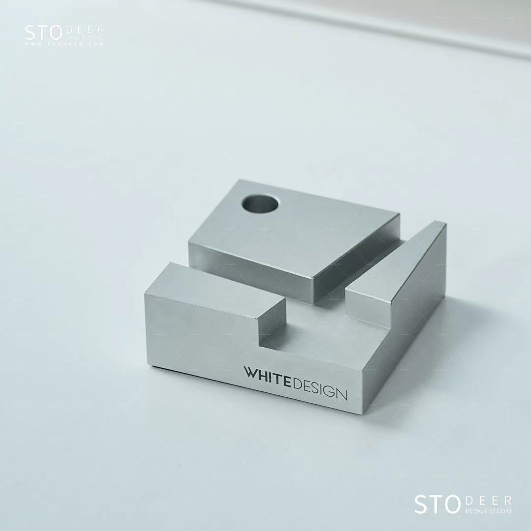 Stodeer Aluminum Alloy Metal Series Products, Stainless Steel Cube,Business Card Storage Box, Mobile Phone Holder