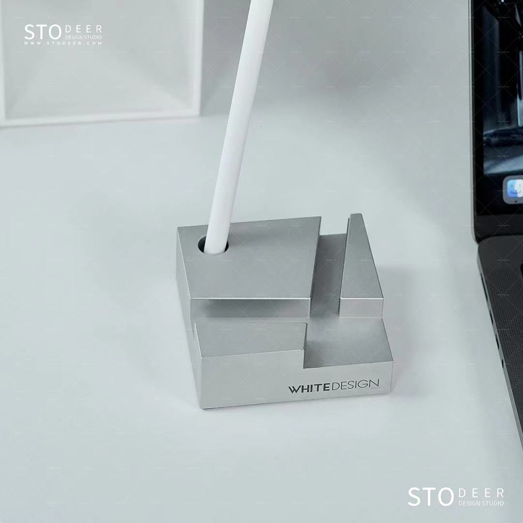 Stodeer Aluminum Alloy Metal Series Products, Stainless Steel Cube,Business Card Storage Box, Mobile Phone Holder